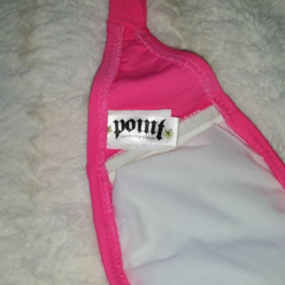 Point Conception Pink Bandeau Bikini Top - Picture 2 of 2
